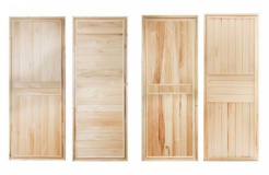 Двери для бани деревянные