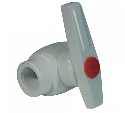 Кран шаровый полипропиленовый 40 мм