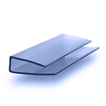 Профиль для поликарбоната торцевой UP 10 мм 2,1 м green