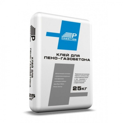 Клей для пено-газобетона Престиж (25 кг)