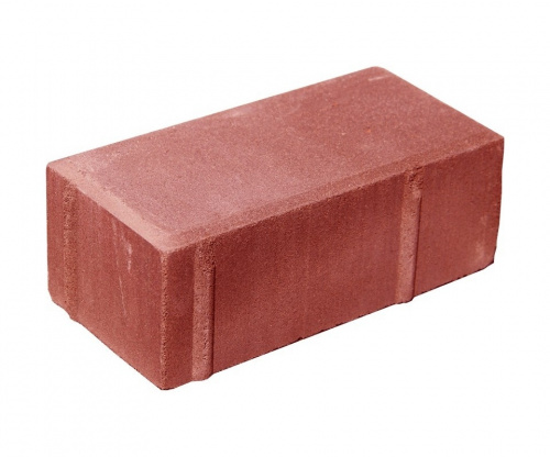 Брусчатка кирпич (красная)  200х100х40 (50 шт/м2) -