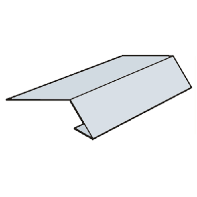 Планка карнизная 95/70/2000 оцинкованная