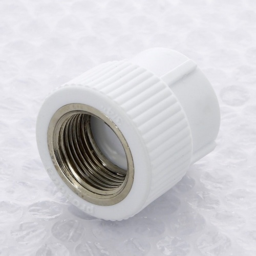Муфта комбинированная белая, 20х1/2", ВР 