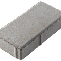 Брусчатка кирпич (серая)  200х100х40 (50 шт/м2) -