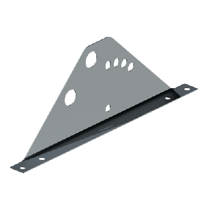 Стойка для снегозадержателя 420х145/2,0 оцинкованная