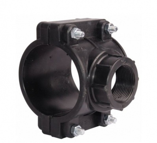 Врезка с отводом 40х1" ПНД