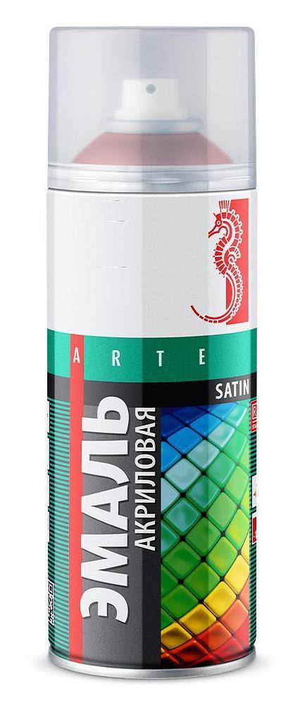 Краска Аэрозоль акриловая черная матовая 520 мл