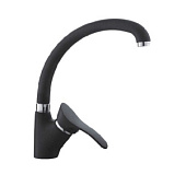 Смеситель Ledeme 4101F для кухни D40 черный матовый