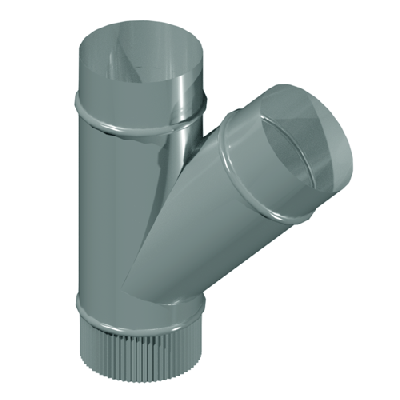 Тройник круглый 100/56 (водосток)