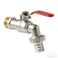 Кран шаровый латунный с носиком 1/2"