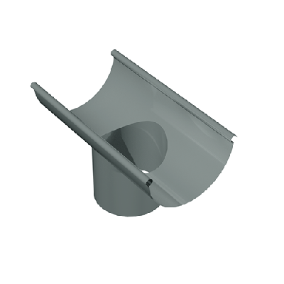 Выпуск желоба 130/140/Н (водосток)