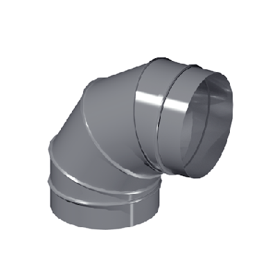 Отвод ВКО 140/45/7/0,5 оцинковка