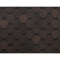 Мягкая кровля Shinglas Оптима Соната (коричневый) 3 м2 в уп.