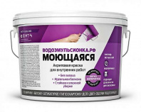 Краска ВД моющаяся Водоэмульсионка рф 3 кг