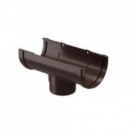 Воронка пластиковая шоколад (водосток)