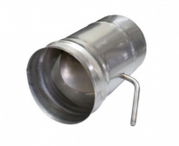 Поворот-шибер для печи D115 мм 1мм нержавейка 430