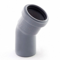 Отвод ПП для внутренней канализации 50 мм, 30°