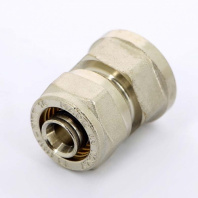 Муфта металлопластиковая латунная, 16х3/4", ВР