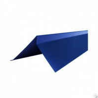 Планка торцевая 90/60/2000 полимерное покрытие синяя 5005