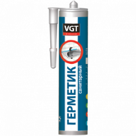 Герметик акриловый для наружных и внутренних работ санитарный прозрачный ВГТ 280 г