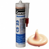 Затирка-герметик для швов CERESIT СS 25 (280 мл) серебристо-серый