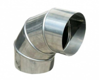 Отвод ДКО 140/90/1,0 нержавейка 430