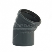 Отвод ПП для внутренней канализации 110 мм, 30°