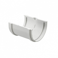 Соединитель желобов пластиковый (водосток)