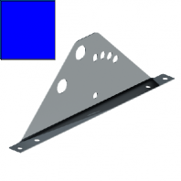 Стойка для снегозадержателя 420х145/2,0 синяя 5005