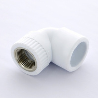 Уголок комбинированный белый, 20х1/2", ВР 