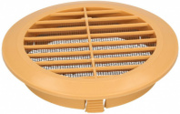 Решетка РВБЖ 125 вентиляционная металлическая бежевая