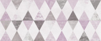 Плитка 60х25 03 GlobalTile Viola GT сиреневая, ромб (1,2 м2)