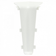 Угол внутренний LS 001 Белый с тиснение (85 мм) 