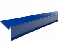 Планка примыкания 2000 мм Синяя 5005 (для мягкой кровли)