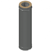 Труба утепленная ДКУТ 140/240/1000/0,5 оцинковка/оцинковка