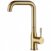 Смеситель Ledeme 4698Y для кухни D35, золотой сатин 