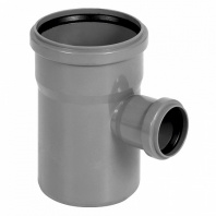 Тройник ПП 110х50 мм, 90° для внутренней канализации