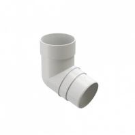Колено 72 пластиковое (водосток)