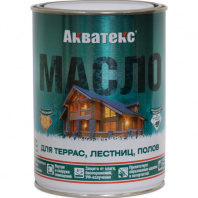 Масло Акватекс для террас, лестниц Рогнеда 0,75 л