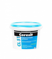Гидроизоляционная мастика CERESIT СL 51 (1,4 кг) эластичная