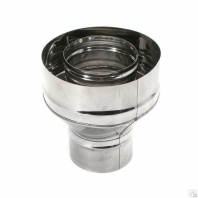 Старт трубы-сендвич 200х110 нержавейка 430