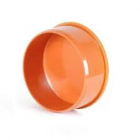 Заглушка ПВХ для наружной канализации, 110 мм