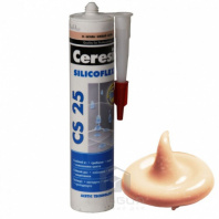 Затирка-герметик для швов CERESIT СS 25 (280 мл) белый