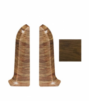 Заглушка левая для плинтуса ПВХ  Дуб Белло