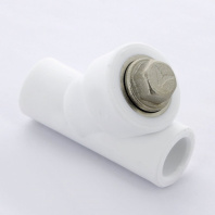 Фильтр полипропиленовый сетчатый, белый 25 мм