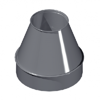 Оголовок утепленный ДКУОГ 140/240/0,5 нержавейка/оцинковка 304/Zn