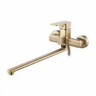 Смеситель Ledeme 2280Y для ванны d 35 золотой сатин