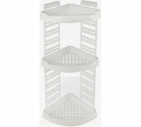 Набор для ванных комнат угловой Элегант Плюс белый