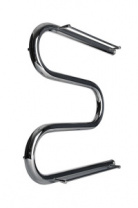 Полотенцесушитель М-образный 600х600 1" (нержавейка) с полкой