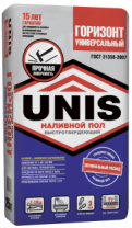 Наливной пол Юнис Горизонт универсальный (2-100 мм) (20 кг)
